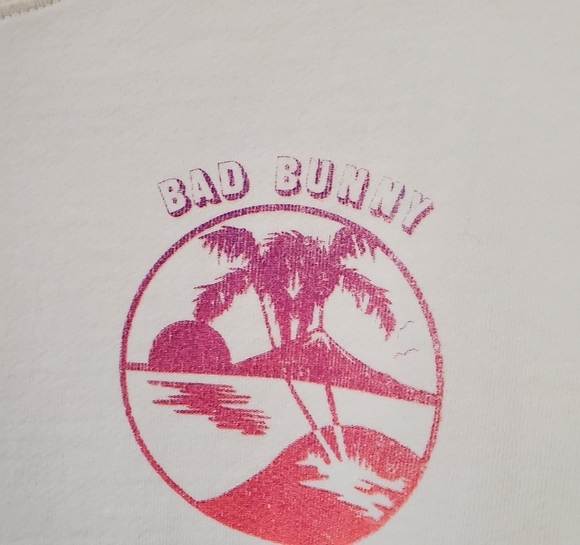 Bad Bunny Off-White Grunge Rapper Soy Peor Band Hip Hop Streetwear Sweatshirt S - Picture 5 of 12